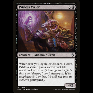 MTG Pitiless Vizier Amonkhet akh#103