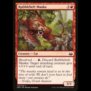 MTG Rubblebelt Maaka Modern Masters 2017