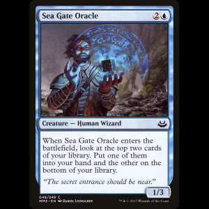 MTG Sea Gate Oracle Modern Masters 2017