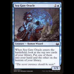 MTG Sea Gate Oracle Modern Masters 2017 mm3#48