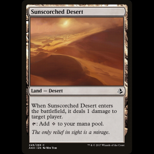 MTG Sunscorched Desert Amonkhet