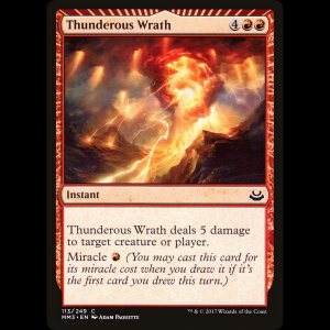 MTG Thunderous Wrath Modern Masters 2017