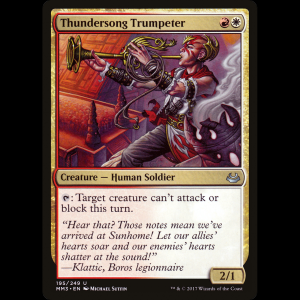 MTG Thundersong Trumpeter Modern Masters 2017