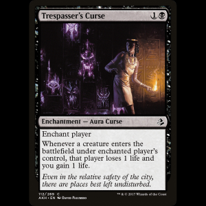 MTG Trespasser's Curse Amonkhet akh#112