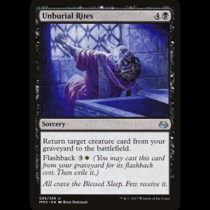 MTG Unburial Rites Modern Masters 2017 mm3#85