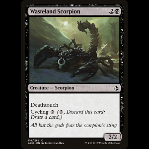 MTG Wasteland Scorpion Amonkhet akh#116