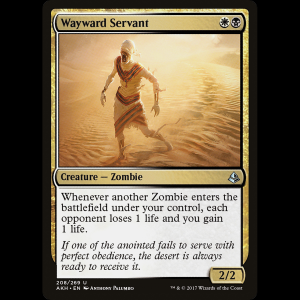 MTG Wayward Servant Amonkhet