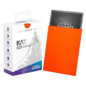 Katana Ultima Guard 100 Sleeves Orange Standard Size
