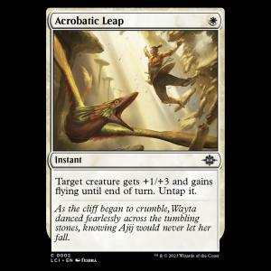 MTG Acrobatic Leap The Lost Caverns of Ixalan lci#2