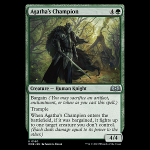 MTG Agatha's Champion Wilds of Eldraine
