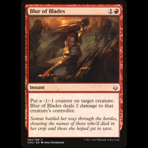 MTG Blur of Blades Hour of Devastation hou#84