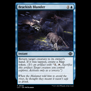 MTG Brackish Blunder The Lost Caverns of Ixalan