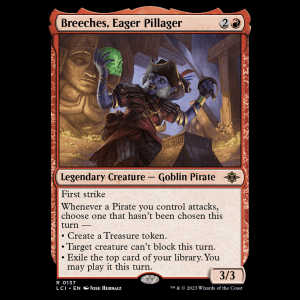 MTG Breeches, Eager Pillager The Lost Caverns of Ixalan