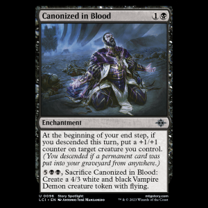 MTG Canonized in Blood The Lost Caverns of Ixalan lci#96