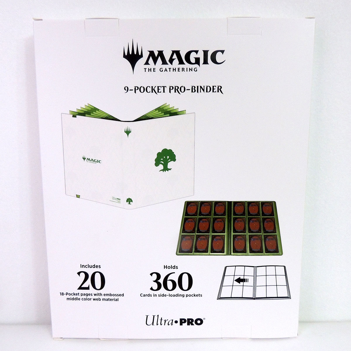 MTG Binder 9 Pocket Mana 8 Forest Ultra Pro - Madtoyz