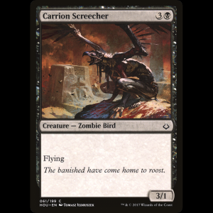 MTG Carrion Screecher Hour of Devastation hou#61