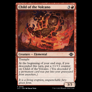 MTG Child of the Volcano The Lost Caverns of Ixalan