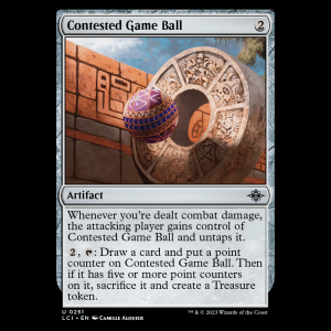 MTG Contested Game Ball The Lost Caverns of Ixalan