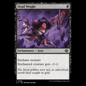 MTG Dead Weight The Lost Caverns of Ixalan