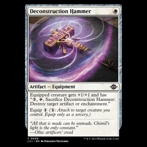 MTG Deconstruction Hammer The Lost Caverns of Ixalan lci#9