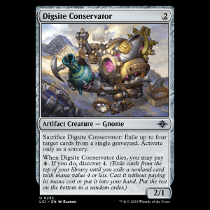 MTG Digsite Conservator The Lost Caverns of Ixalan
