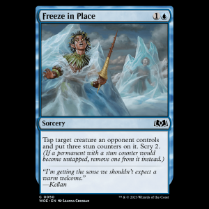 MTG Freeze in Place Wilds of Eldraine - FOIL