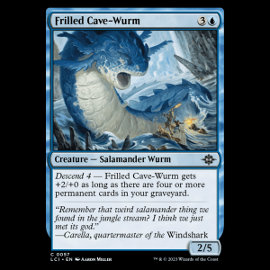 MTG Frilled Cave-Wurm The Lost Caverns of Ixalan
