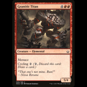 MTG Granitic Titan Hour of Devastation