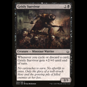 MTG Grisly Survivor Hour of Devastation