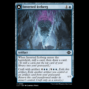 MTG Inverted Iceberg // Iceberg Titan The Lost Caverns of Ixalan lci#60