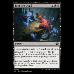 MTG Join the Dead The Lost Caverns of Ixalan