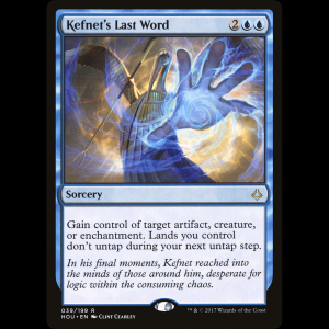 MTG Última palabra de Kefnet (Kefnet's Last Word) Hour of Devastation