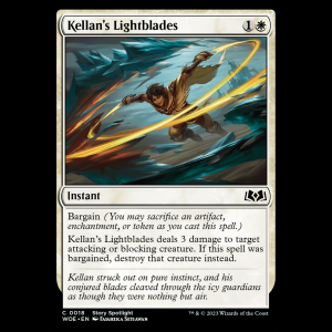 MTG Kellan's Lightblades Wilds of Eldraine