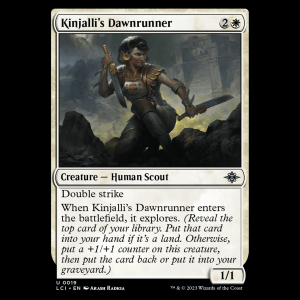 MTG Kinjalli's Dawnrunner The Lost Caverns of Ixalan