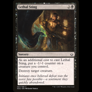 MTG Lethal Sting Hour of Devastation hou#67