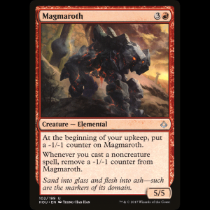 MTG Magmaroth Hour of Devastation hou#102