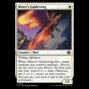 MTG Miner's Guidewing The Lost Caverns of Ixalan lci#24