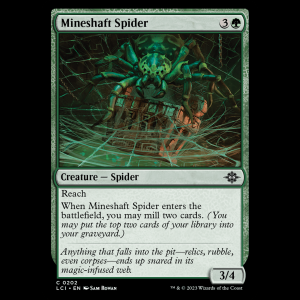MTG Mineshaft Spider The Lost Caverns of Ixalan