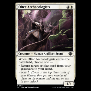 MTG Oltec Archaeologists The Lost Caverns of Ixalan