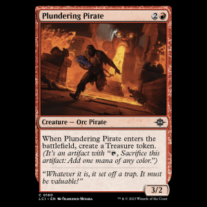 MTG Plundering Pirate The Lost Caverns of Ixalan
