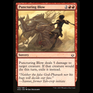 MTG Puncturing Blow Hour of Devastation hou#106