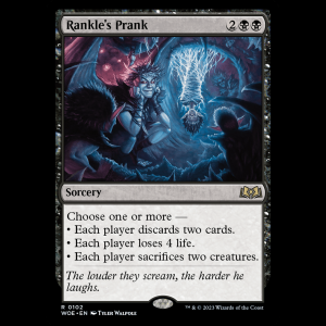 MTG Rankle's Prank Wilds of Eldraine woe#102