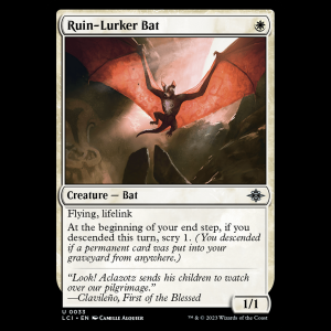 MTG Ruin-Lurker Bat The Lost Caverns of Ixalan lci#33