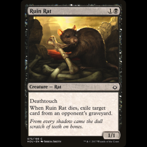 MTG Ruin Rat Hour of Devastation hou#75