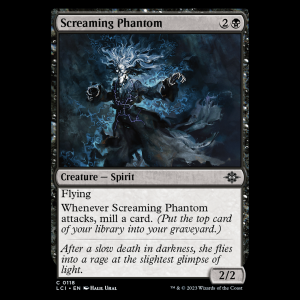 MTG Screaming Phantom The Lost Caverns of Ixalan