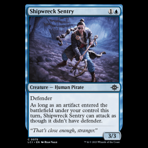 MTG Shipwreck Sentry The Lost Caverns of Ixalan