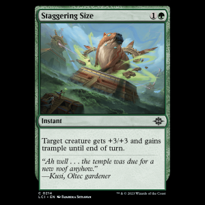 MTG Staggering Size The Lost Caverns of Ixalan