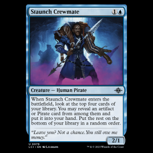 MTG Staunch Crewmate The Lost Caverns of Ixalan lci#79