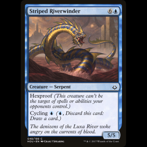 MTG Striped Riverwinder Hour of Devastation hou#48