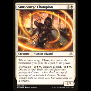 MTG Sunscourge Champion Hour of Devastation